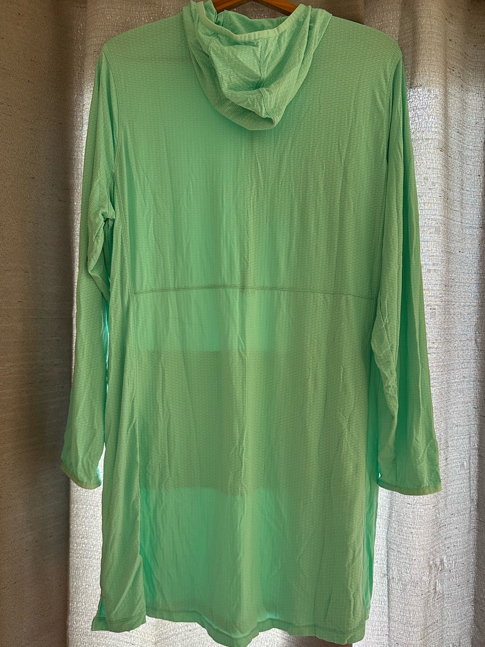 L.L. Bean Mint Green Hooded sand beach Swim Cover-Up tunic